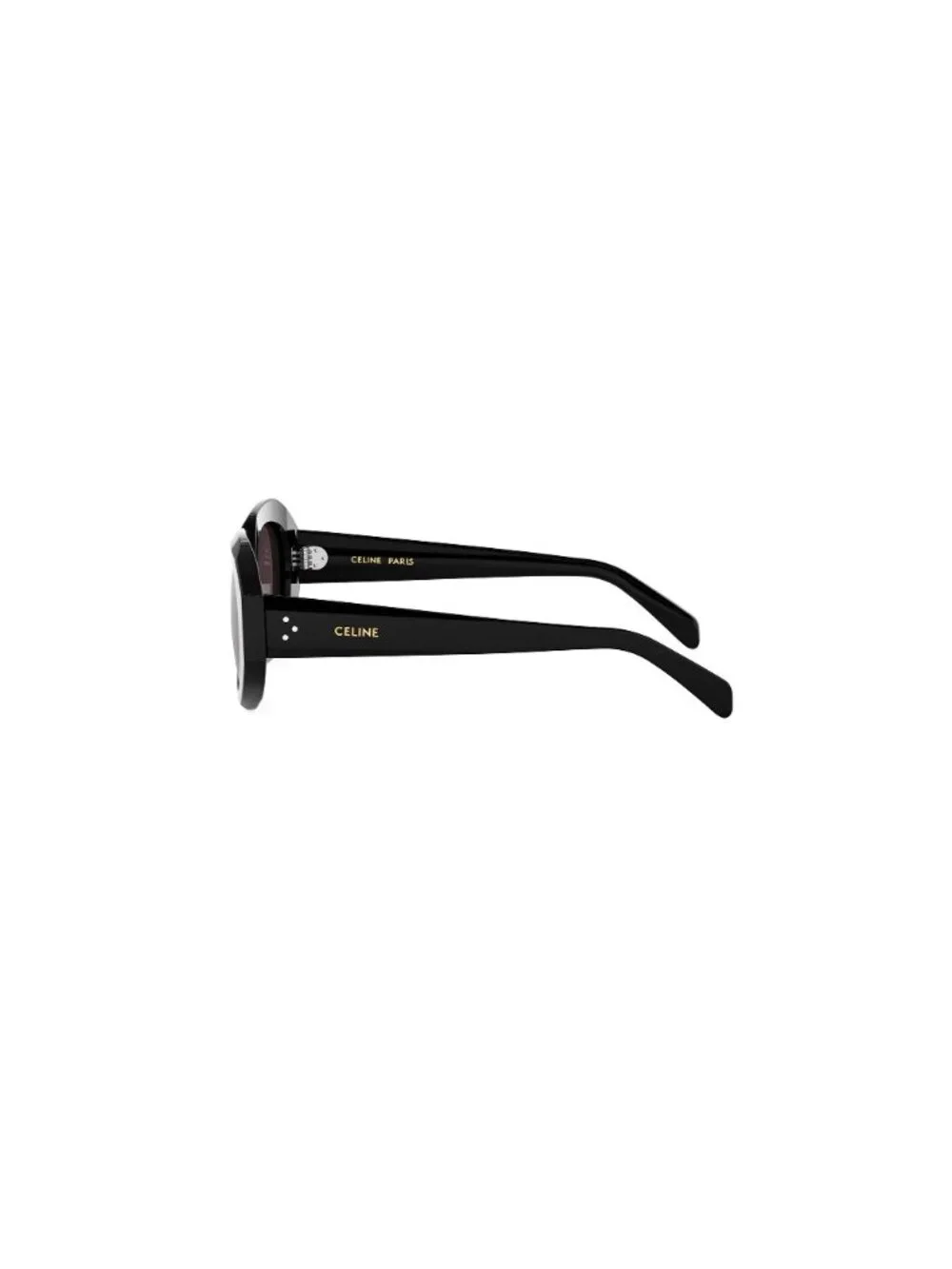 New CELINE Women's Sunglasses Acetate Frame 3 DOTS CL40319I 01Y 52 Black